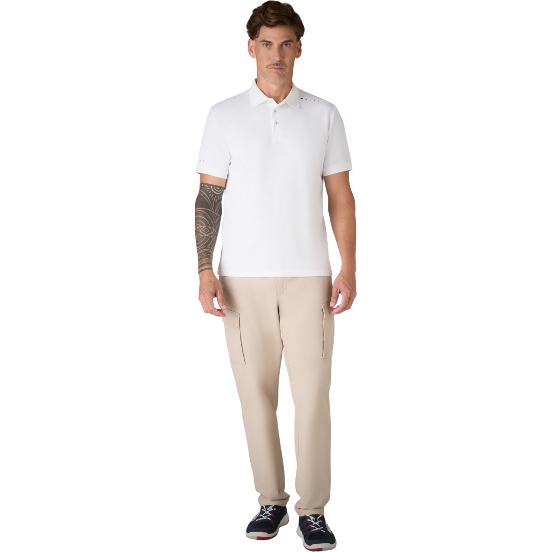Camisa Polo Musto Evo Crew Pro Lite Masculina, Modelo 84220, White 2026